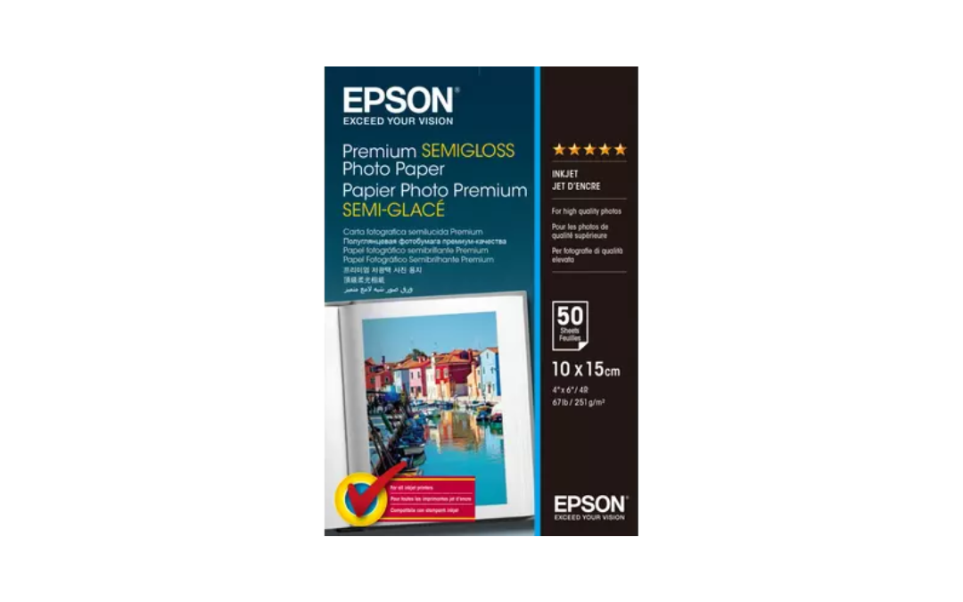 Premium Semi-Gloss Photo Paper – 10x15cm – 50 Sheets